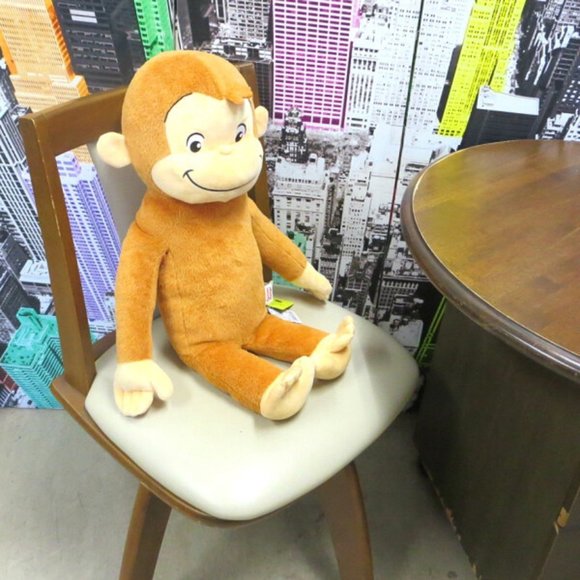 Curious George Large Classic Soft Plush Toy 23.5" Tall. Limited Edition. - Picture 5 of 7